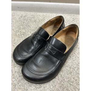 Birkenstocks Footprints Women's 40 EUR 9 - 9.5 US Black Leather Slip On Loafer